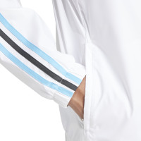 adidas Argentinië DNA Windbreaker 2024-2026 Wit Lichtblauw Zwart