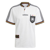 adidas Duitsland Thuisshirt 1996 Wit Zwart