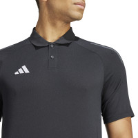 adidas Tiro 24 Competition Polo Zwart Donkergrijs