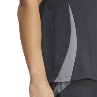 adidas Tiro 24 Competition Polo Zwart Donkergrijs