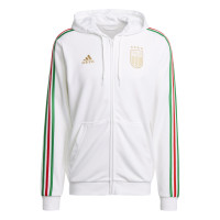 adidas Italië DNA Hooded Vest 2024-2026 Wit Goud