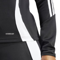 adidas Tiro 24 Trainingstrui 1/4-Zip Dames Zwart Wit