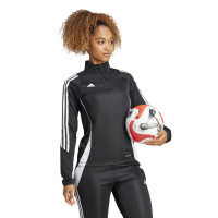 adidas Tiro 24 Trainingstrui 1/4-Zip Dames Zwart Wit