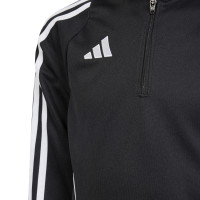 adidas Tiro 24 Trainingstrui 1/4-Zip Kids Zwart Wit