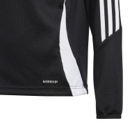 adidas Tiro 24 Trainingstrui 1/4-Zip Kids Zwart Wit