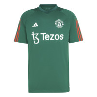 adidas Manchester United Trainingsshirt 2023-2024 Groen Rood Wit