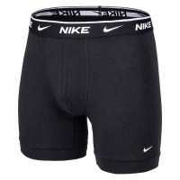 Nike Everyday Cotton Boxershort Brief 3-Pack Zwart Blauw Wit