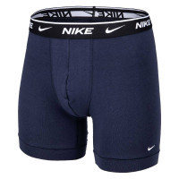 Nike Everyday Cotton Boxershort Brief 3-Pack Zwart Blauw Wit