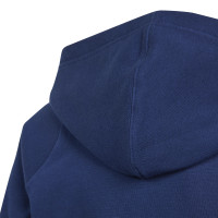 adidas Tiro 24 Hoodie Kids Dark Blue White