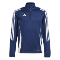 adidas Tiro 24 Tracksuit 1/4-Zip Kids Dark Blue White