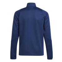 adidas Tiro 24 Trainingstrui 1/4-Zip Kids Donkerblauw Wit