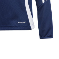 adidas Tiro 24 Tracksuit 1/4-Zip Kids Dark Blue White