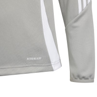 adidas Tiro 24 Trainingspak 1/4-Zip Kids Lichtgrijs Zwart Wit