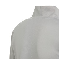 adidas Tiro 24 Trainingspak 1/4-Zip Kids Lichtgrijs Zwart Wit