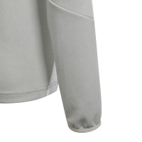 adidas Tiro 24 Trainingspak 1/4-Zip Kids Lichtgrijs Zwart Wit