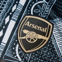 adidas Arsenal Pre-Match Trainingsshirt Ian Wright 2023-2024 Zwart Wit