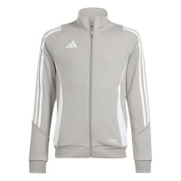 adidas Tiro 24 Tracksuit Kids Grey Black White