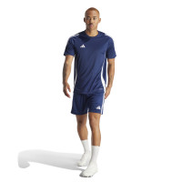 adidas Tiro 24 Trainingsshirt Donkerblauw Wit