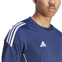 adidas Tiro 24 Trainingsshirt Donkerblauw Wit