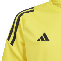 adidas Tiro 24 Voetbalshirt Kids Geel Zwart Wit