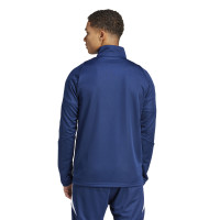 adidas Tiro 24 Trainingstrui 1/4-Zip Donkerblauw Wit