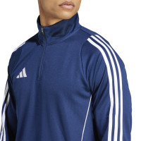 adidas Tiro 24 Trainingstrui 1/4-Zip Donkerblauw Wit