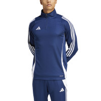 adidas Tiro 24 Trainingstrui 1/4-Zip Donkerblauw Wit