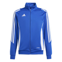 adidas Tiro 24 Tracksuit Kids Blue Dark Blue White