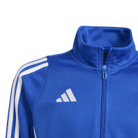adidas Tiro 24 Tracksuit Kids Blue Dark Blue White
