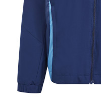 adidas Tiro 24 Competition Allweather Jas Kids Donkerblauw Blauw