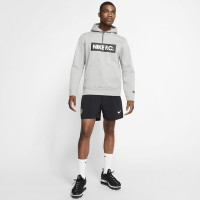 Nike F.C. Essential Fleece Hoodie Grijs Wit Zwart