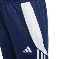 adidas Tiro 24 Trainingspak 1/4-Zip Kids Blauw Donkerblauw Wit