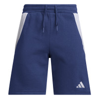 adidas Tiro 24 Sweat Broekje Kids Donkerblauw Wit