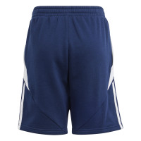 adidas Tiro 24 Sweat Broekje Kids Donkerblauw Wit