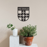 PEC Zwolle Logo 40cm Zwart
