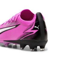 PUMA Ultra Match Gras / Kunstgras Voetbalschoenen (MG) Roze Wit Zwart