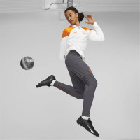 PUMA Manchester City Trainingstrui 1/4-Zip 2023-2024 Wit Oranje