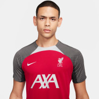 Nike Liverpool Strike Trainingsshirt 2023-2024 Rood Donkergrijs Grijs
