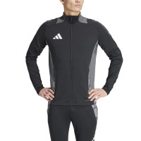 adidas Tiro 24 Competition Trainingsjack Zwart Donkergrijs