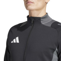 adidas Tiro 24 Competition Trainingsjack Zwart Donkergrijs