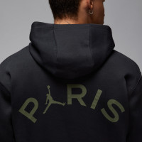 Nike Paris Saint-Germain X Jordan Fleece Trainingspak 2023-2024 Zwart Donkergroen