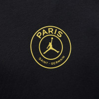 Nike Paris Saint-Germain X Jordan Fleece Hoodie 2023-2024 Zwart Donkergroen