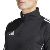 adidas Tiro 24 Trainingstrui 1/4-Zip Zwart Wit