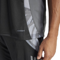 adidas Tiro 24 Competition Trainingsshirt Zwart Donkergrijs