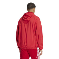 adidas Tiro 24 Windbreaker Rood Wit