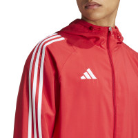 adidas Tiro 24 Windbreaker Rood Wit