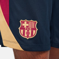 Nike FC Barcelona Pre-Match Trainingsset 2023-2024 Donkerblauw Rood Goud