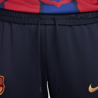 Nike FC Barcelona Strike Trainingsbroek 2023-2024 Dames Donkerblauw Goud Bordeauxrood