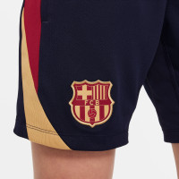 Nike FC Barcelona Strike Trainingsbroekje 2023-2024 Kids Donkerblauw Bordeauxrood Goud