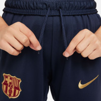 Nike FC Barcelona Strike Trainingsbroek 2023-2024 Kids Donkerblauw Goud Bordeauxrood